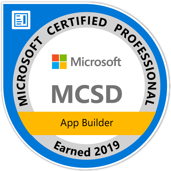 Zertifikat Softwareentwicklung MCSD Appbuilder
